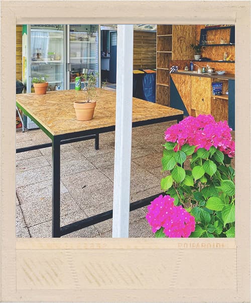 Außenküche im Green Valley Glamping