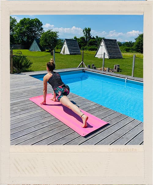 Yoga in der Natur im Green Valley Glamping