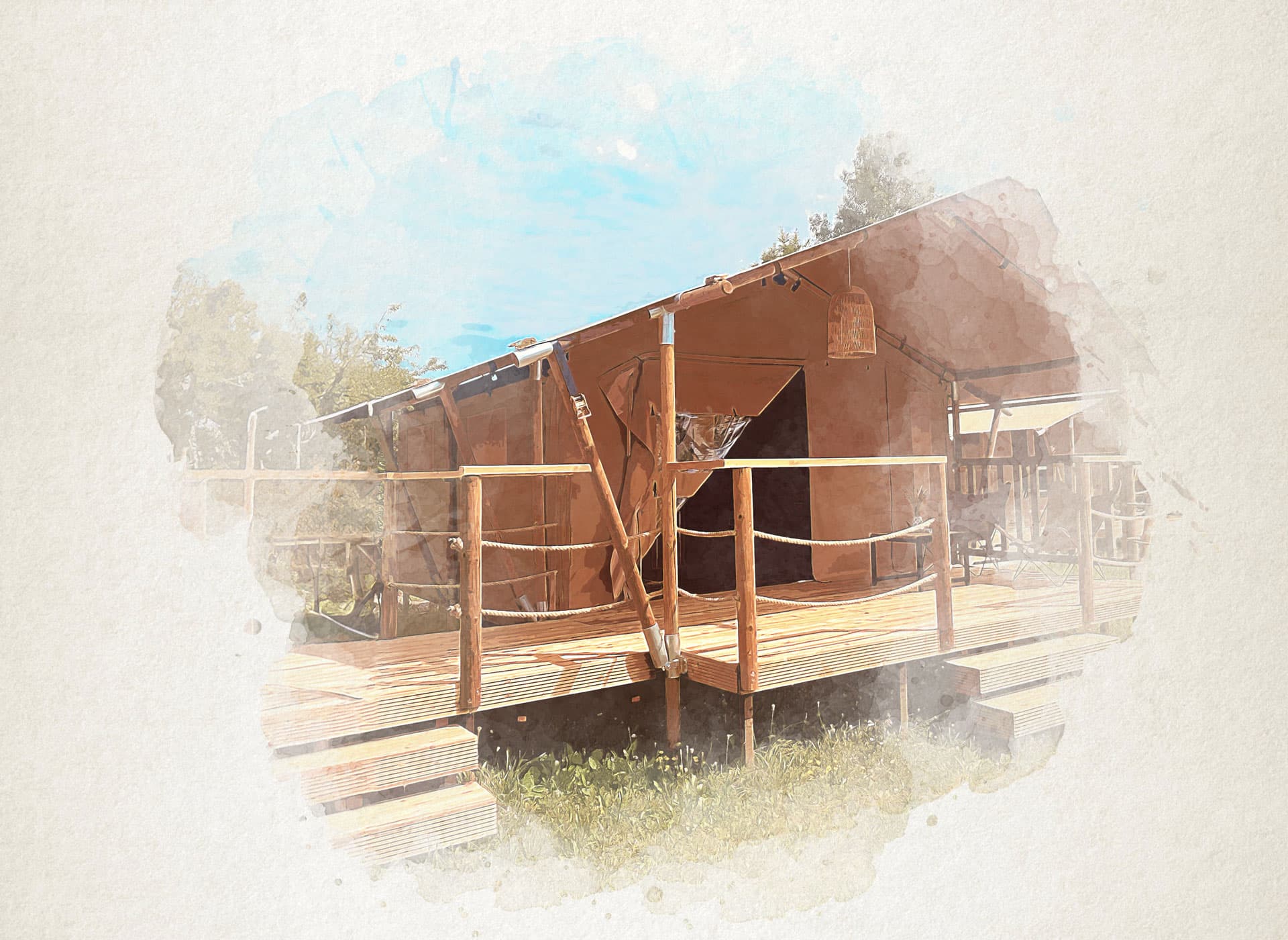 Luxus-Glampingzelte im Green Valley Glamping